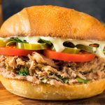 Homemade Mexican Pork Torta Sandwich
